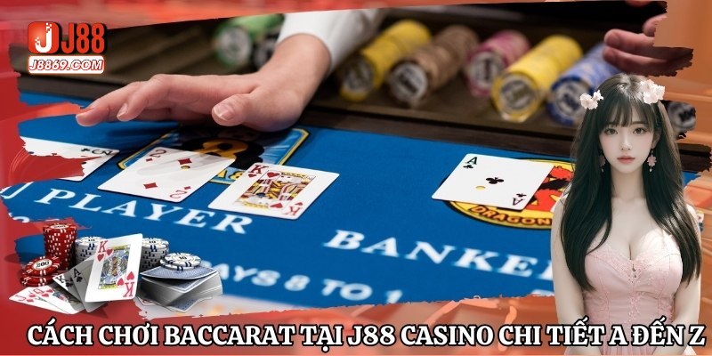 Cách chơi baccarat tại J88 casino chi tiết A đến Z